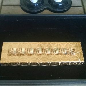 TRIFARI Brushed Gold tone Bracelet